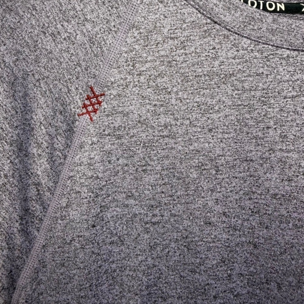 Rhone Peloton Reign Short Sleeve Shirt Large Purple Heathered Raglan 100200 - Picture 4 of 7